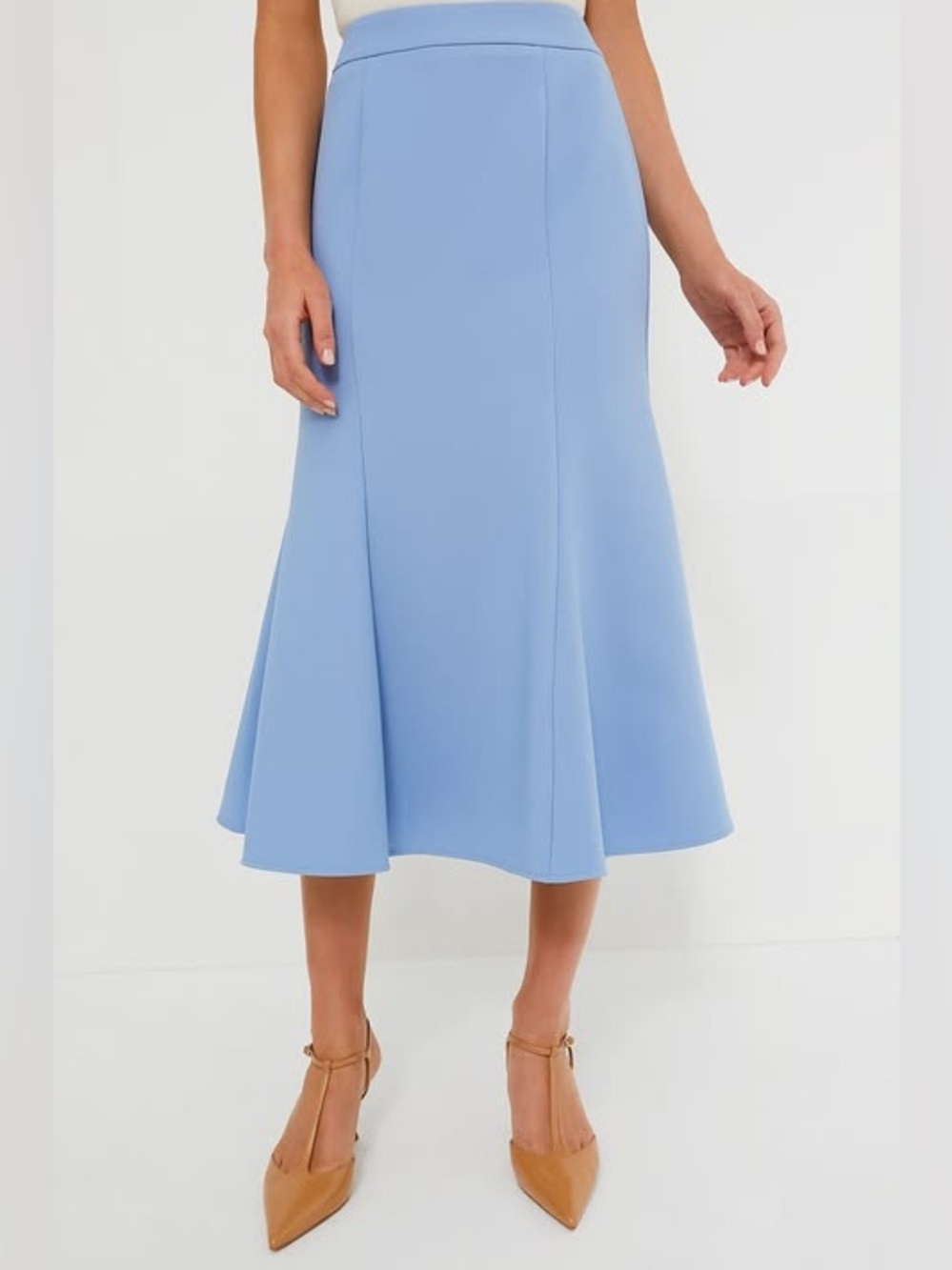 NWT Tuckernuck Cornflower Blue Iris Skirt Size M
